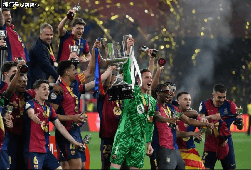 巴萨加冕国王杯冠军！巴黎和巴萨成为仅有2支有望加冕三冠王队伍！